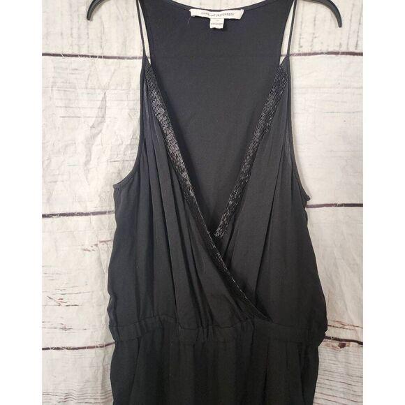 Diane Von Furstenberg Shany Embellished Silk Jumpsuit Size 12 - Picture 4 of 9